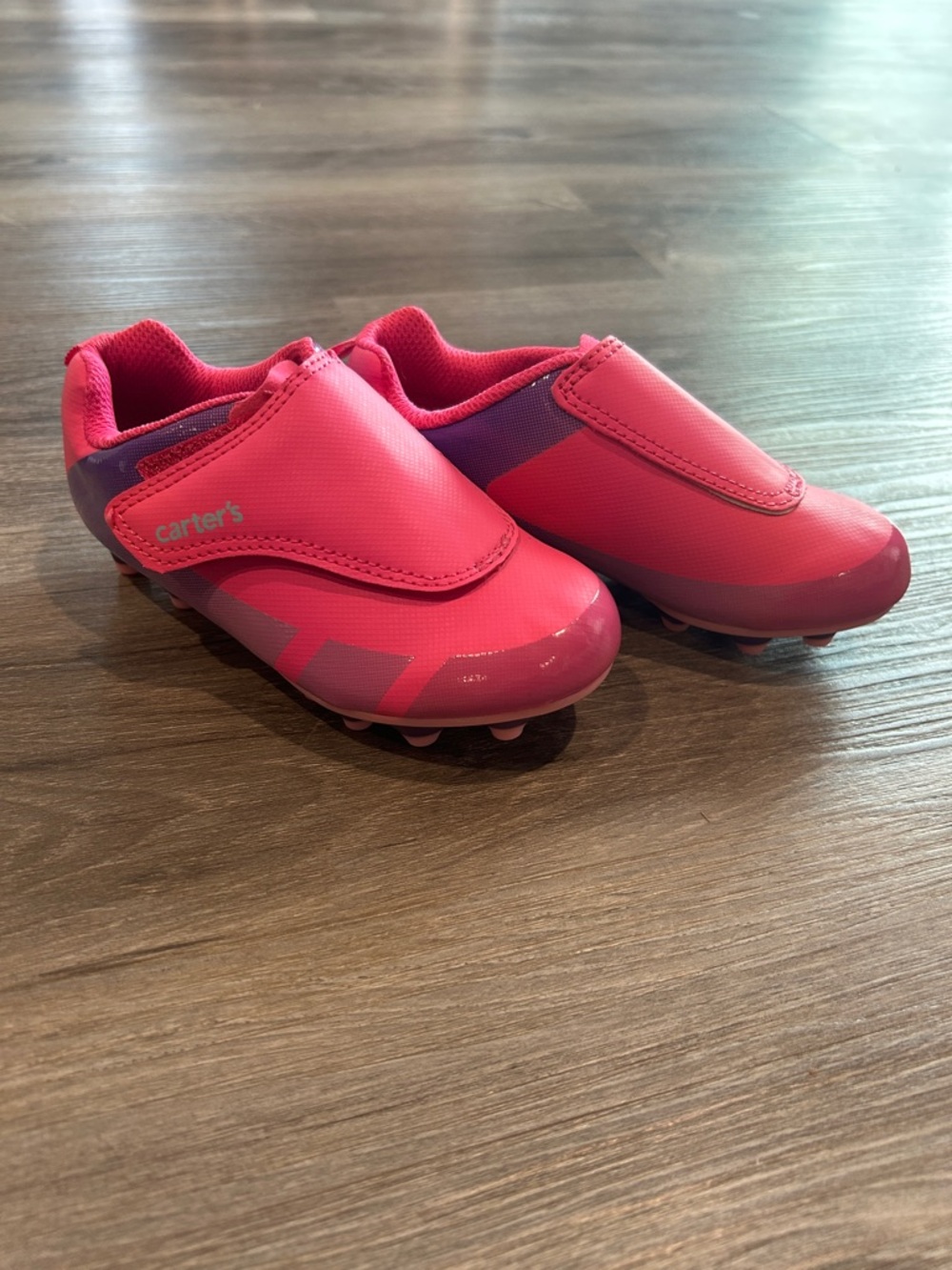 Carter's Pink and Purple Kids Cleats